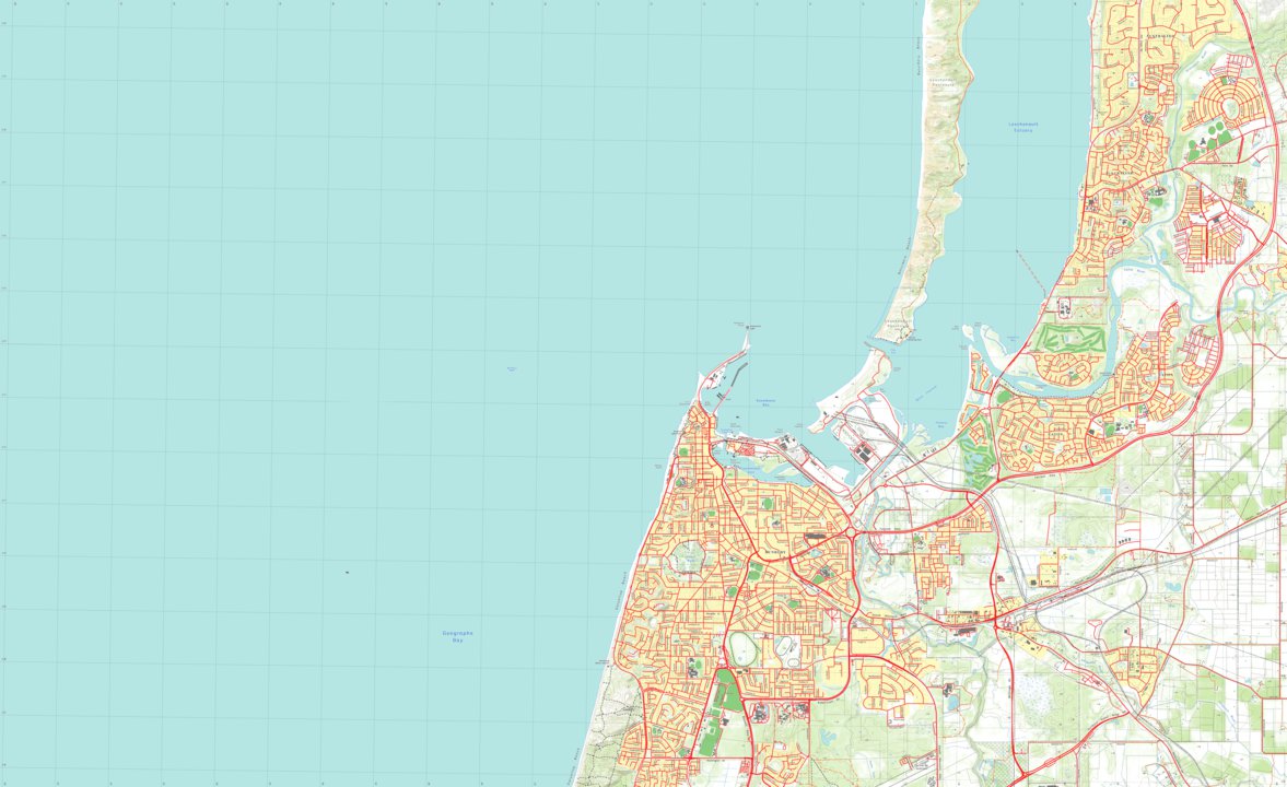 2031-3N BUNBURY NORTH Map by nswtopo | Avenza Maps