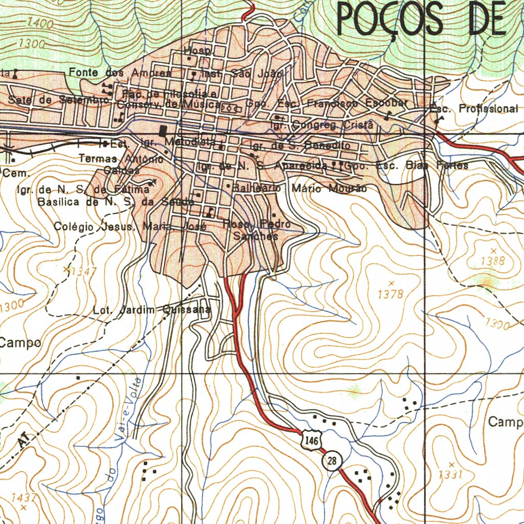 POÇOS DE CALDAS map by ENGESAT INTERNATIONAL - Avenza Maps | Avenza Maps