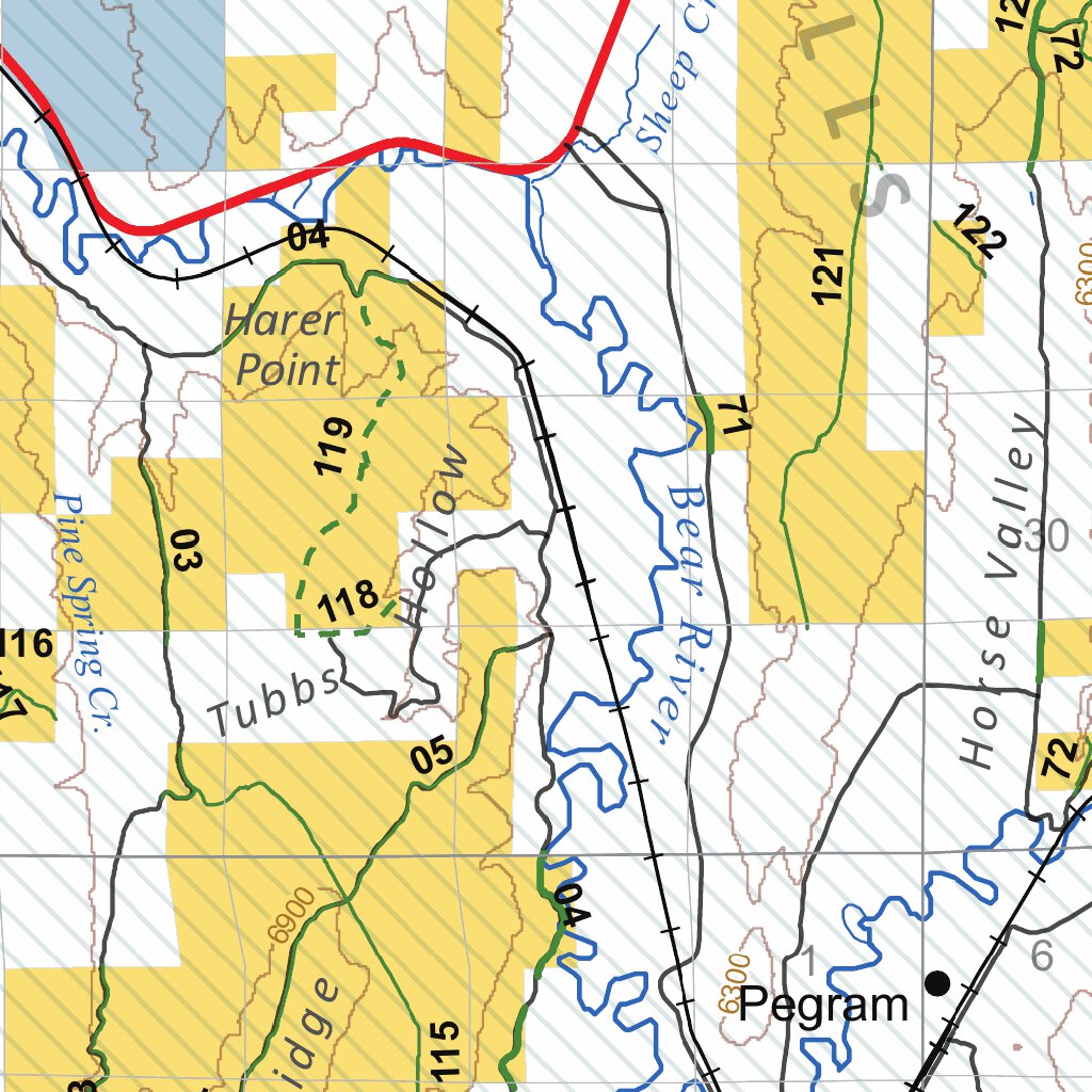 Blm Idaho Bear Lake Travel Map Map By Bureau Of Land Management Idaho Avenza Maps Avenza 9127