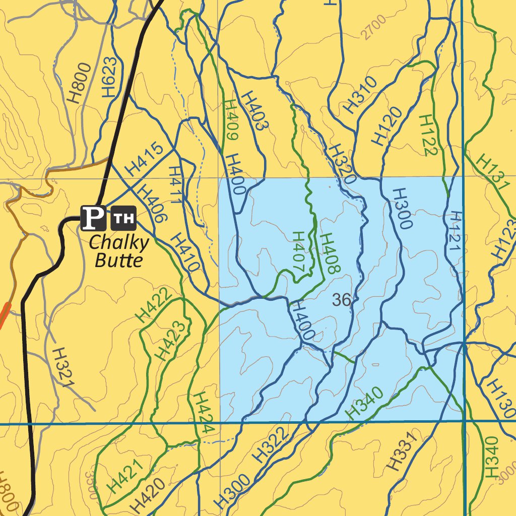 Blm Idaho Murphy Subregion Travel Map North Map By Bureau Of Land Management Idaho Avenza Maps 5937