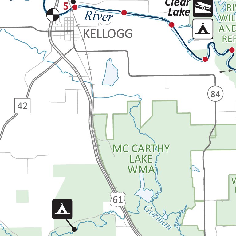 Zumbro River State Water Trail 2 Includes Whitewater River Mndnr Map By Minnesota Department 