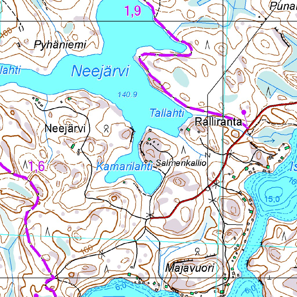 Pukala 1:20 000 map by Tapio Palvelut Oy / Karttakeskus - Avenza Maps |  Avenza Maps