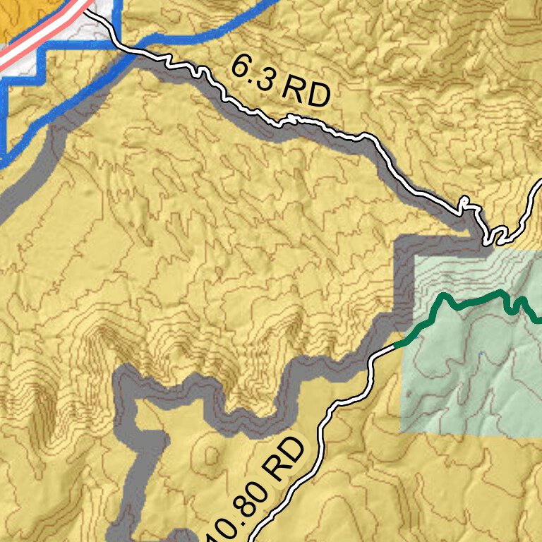 Gateway Extensive Recreation Management Area Map Overview Map Map By Bureau Of Land Management 2414