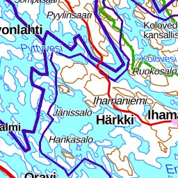 Heinavesi : 1:500 000 (N5) map by MaanMittausLaitos - Avenza Maps | Avenza  Maps