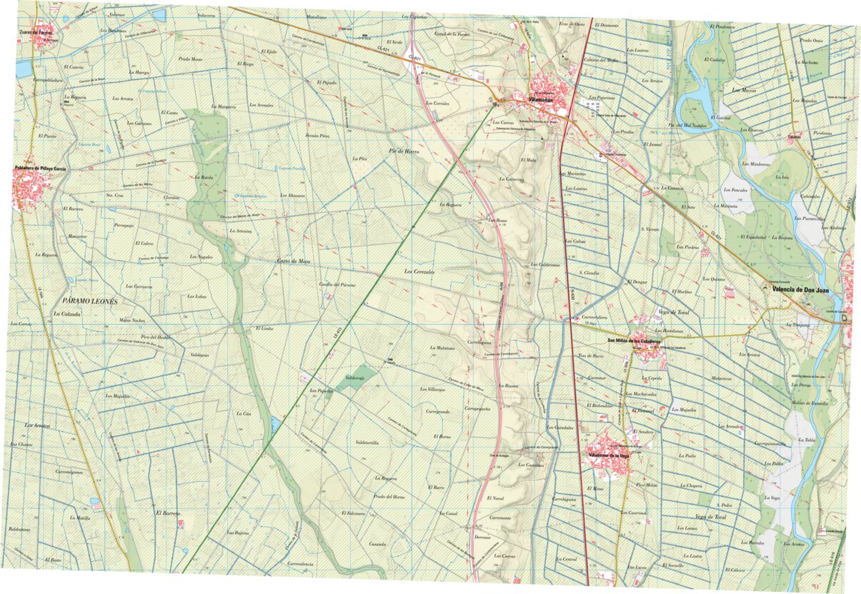 Villamañán (0232-2) Map by Instituto Geografico Nacional de Espana ...