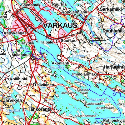 Leppävirta 1:250 000 (N5L) map by MaanMittausLaitos - Avenza Maps | Avenza  Maps