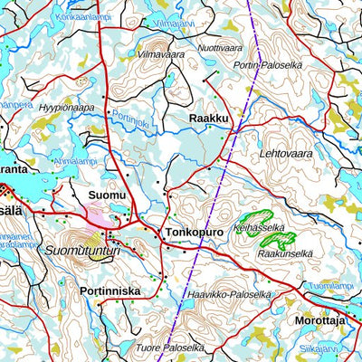 Kemijärvi 1:250 000 (T5L) map by MaanMittausLaitos - Avenza Maps | Avenza  Maps