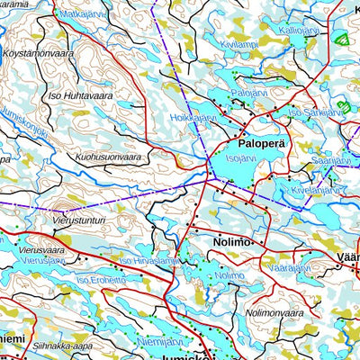 Kemijärvi 1:250 000 (T5L) map by MaanMittausLaitos - Avenza Maps | Avenza  Maps