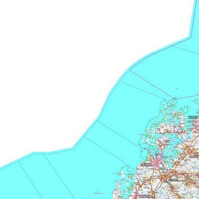 Kokkola 1:250 000 (Q3R) map by MaanMittausLaitos - Avenza Maps | Avenza Maps