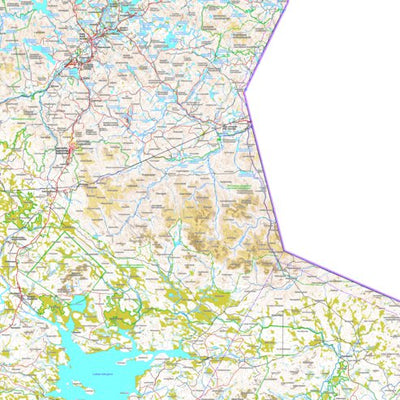 Sodankylä 1:250 000 (V5L) map by MaanMittausLaitos - Avenza Maps | Avenza  Maps