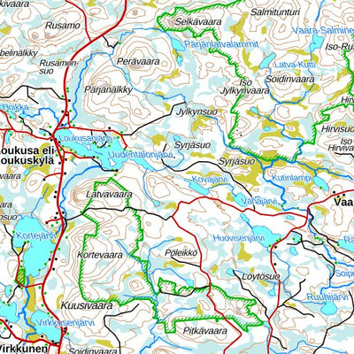 Taivalkoski 1:250 000 (S5L) map by MaanMittausLaitos - Avenza Maps | Avenza  Maps