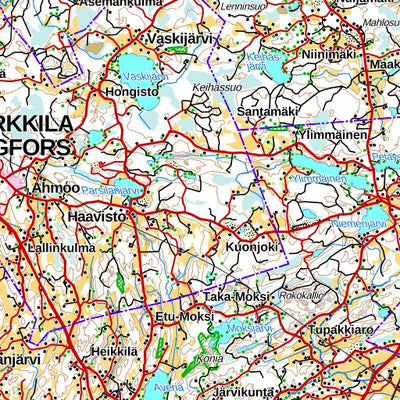 Lohja 1:250 000 (L4L) map by MaanMittausLaitos - Avenza Maps | Avenza Maps