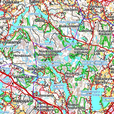 Lohja 1:250 000 (L4L) map by MaanMittausLaitos - Avenza Maps | Avenza Maps