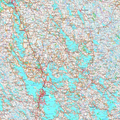 Kuopio 1:250 000 (P5L) map by MaanMittausLaitos - Avenza Maps | Avenza Maps