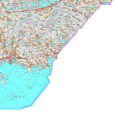 Hamina 1:250 000 (L5L) map by MaanMittausLaitos - Avenza Maps | Avenza Maps