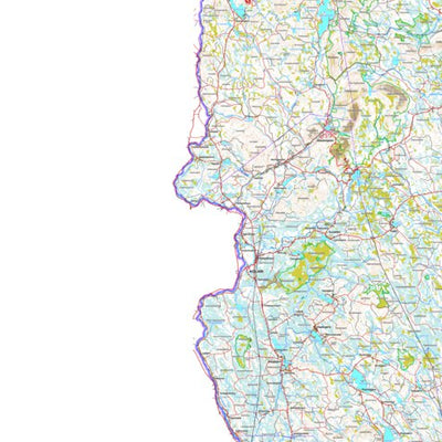 Kolari 1:250 000 (U4L) map by MaanMittausLaitos - Avenza Maps | Avenza Maps