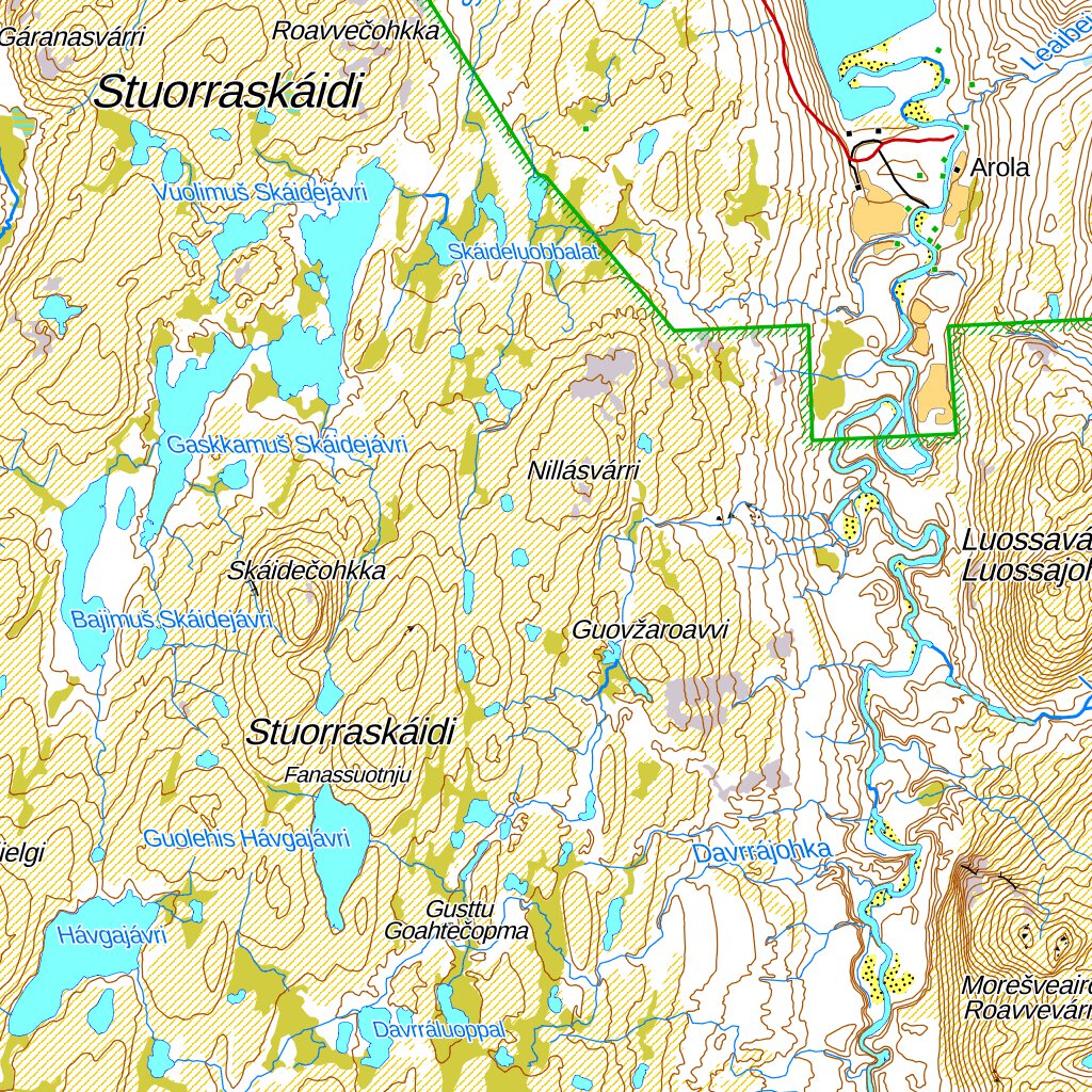 Utsjoki 1:100 000 (X51L) map by MaanMittausLaitos - Avenza Maps | Avenza  Maps