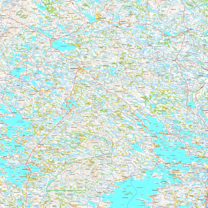 Maaninkavaara 1:100 000 (T51R) map by MaanMittausLaitos - Avenza Maps |  Avenza Maps