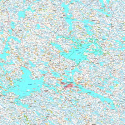 Kuhmo 1:100 000 (Q54L) map by MaanMittausLaitos - Avenza Maps | Avenza Maps