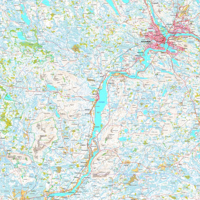 Rovaniemi 1:100 000 (T43L) map by MaanMittausLaitos - Avenza Maps | Avenza  Maps