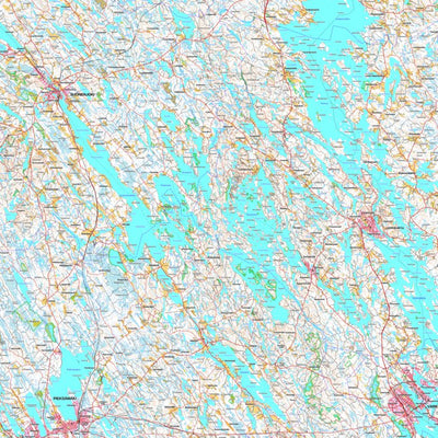 Leppävirta 1:100 000 (N52L) map by MaanMittausLaitos - Avenza Maps | Avenza  Maps