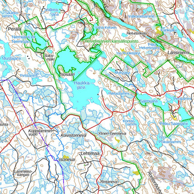 Ruovesi 1:100 000 (N41L) map by MaanMittausLaitos - Avenza Maps | Avenza  Maps