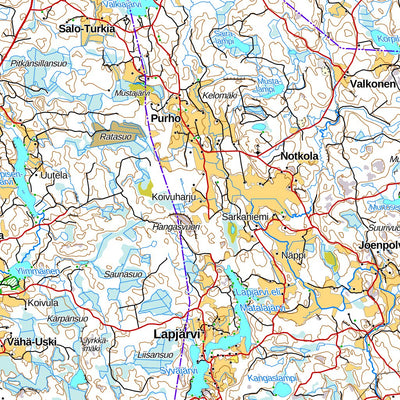 Luumäki 1:100 000 (L52L) map by MaanMittausLaitos - Avenza Maps | Avenza  Maps