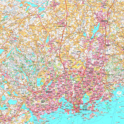 Espoo 1:100 000 (L41R) map by MaanMittausLaitos - Avenza Maps | Avenza Maps