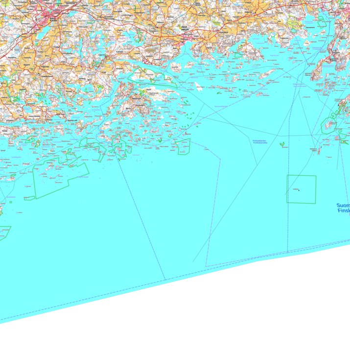 Inkoo 1:100 000 (K42L) map by MaanMittausLaitos - Avenza Maps | Avenza Maps