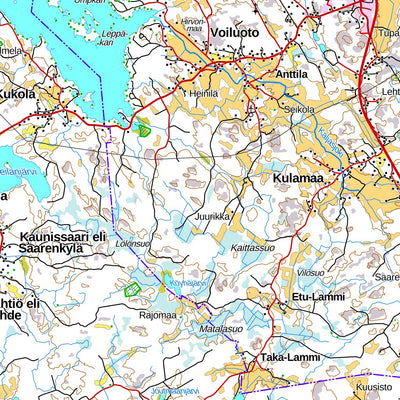 Rauma 1:100 000 (M31R) map by MaanMittausLaitos - Avenza Maps | Avenza Maps