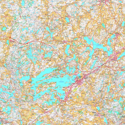 Lohja 1:100 000 (L41L) map by MaanMittausLaitos - Avenza Maps | Avenza Maps