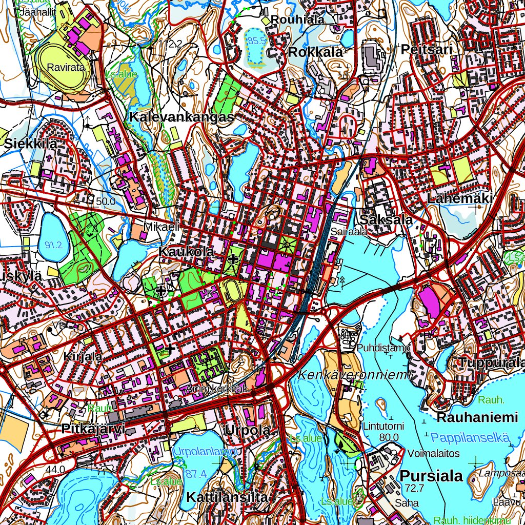 Mikkeli 1:50 000 (M522) map by MaanMittausLaitos - Avenza Maps | Avenza Maps