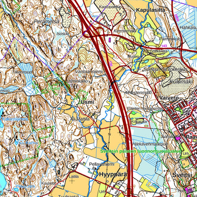 Hyvinkää 1:50 000 (L423) map by MaanMittausLaitos - Avenza Maps | Avenza  Maps