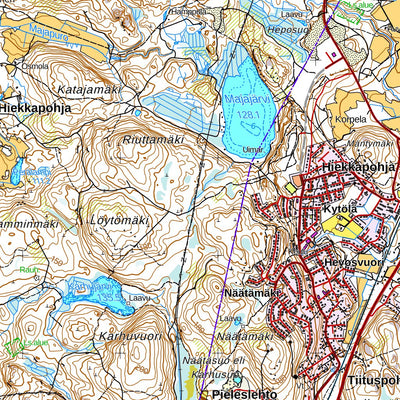 Laukaa 1:50 000 (N441) map by MaanMittausLaitos - Avenza Maps | Avenza Maps