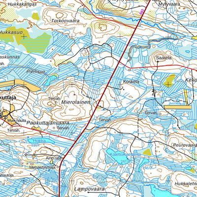 Suomussalmi 1:50 000 (R542) map by MaanMittausLaitos - Avenza Maps | Avenza  Maps