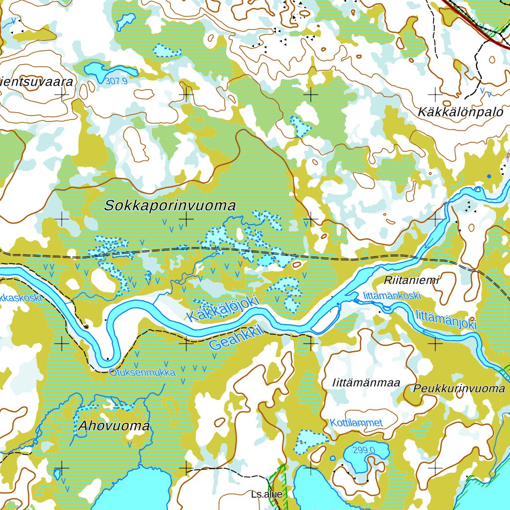 Luomarova 1:50 000 (V423) map by MaanMittausLaitos - Avenza Maps | Avenza  Maps