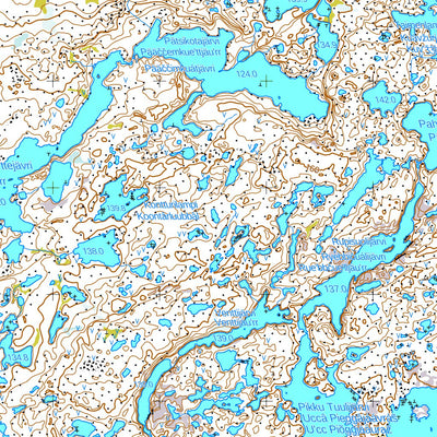 Sevettijärvi 1:50 000 (W524) map by MaanMittausLaitos - Avenza Maps |  Avenza Maps