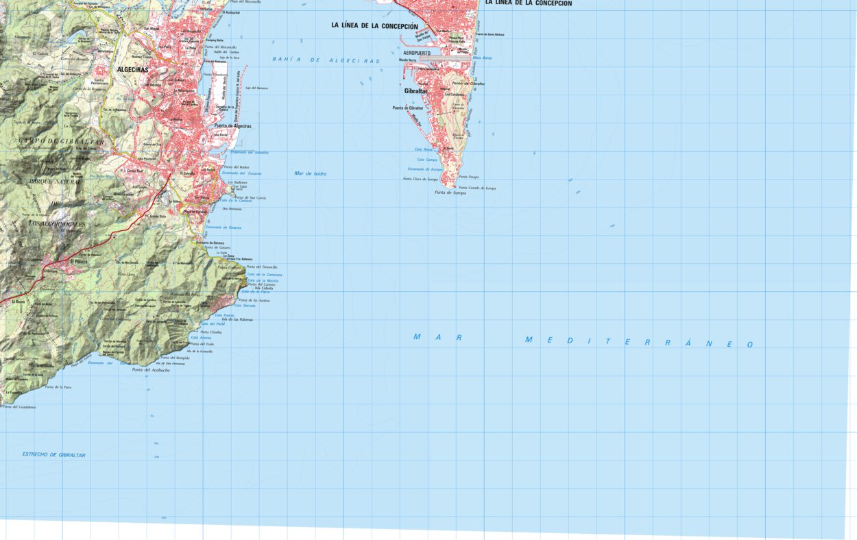 Algeciras (1078) map by Instituto Geografico Nacional de Espana ...