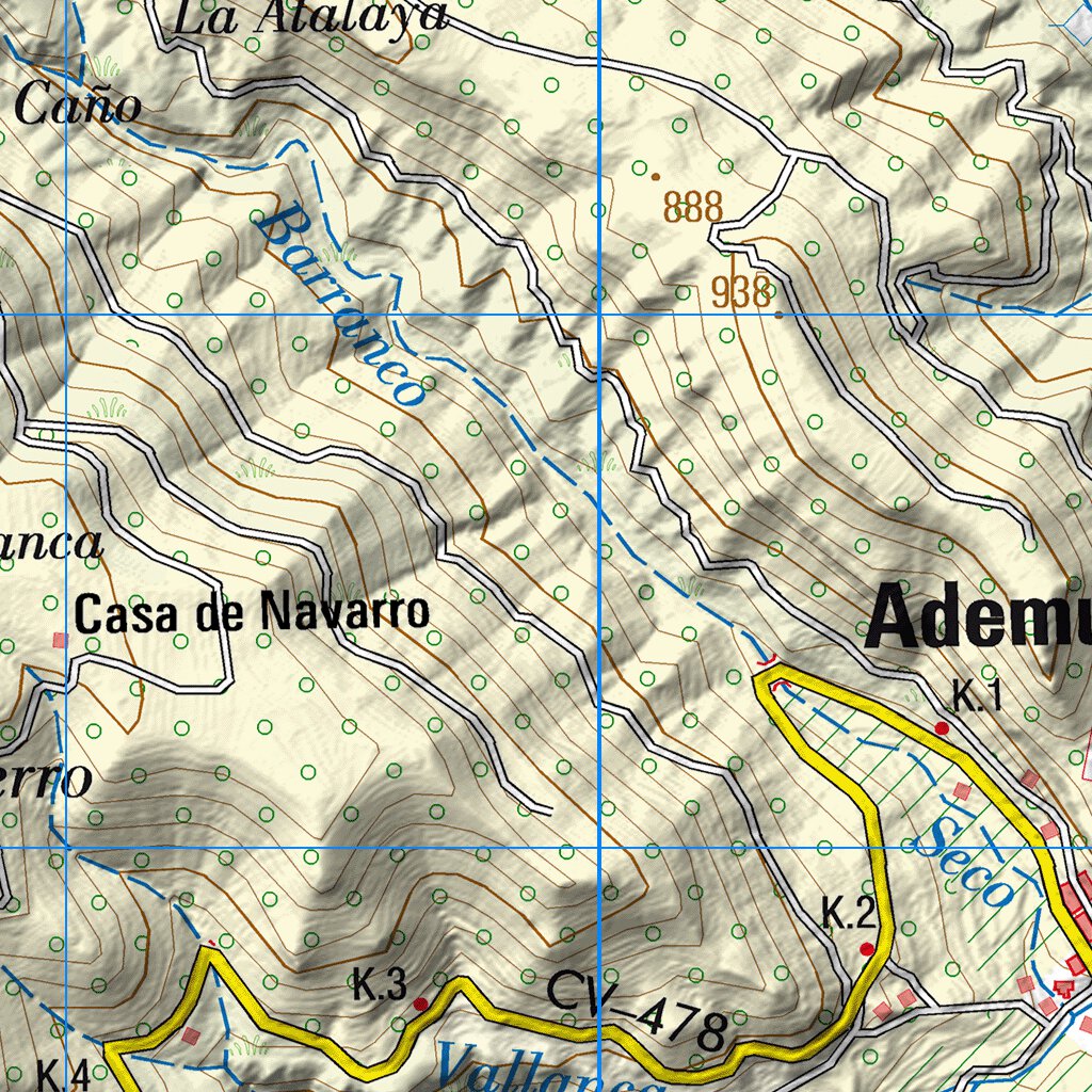 Ademuz (0612) map by Instituto Geografico Nacional de Espana - Avenza ...