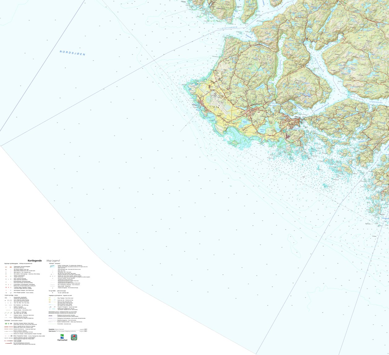 Municipality Of Farsund Map By The Norwegian Mapping Authority Avenza Maps Avenza Maps 3114
