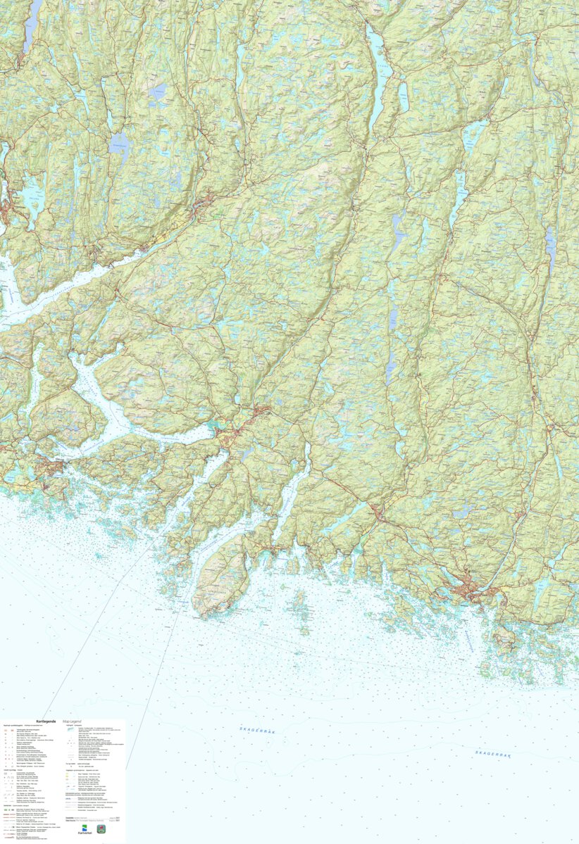 Municipality of Lyngdal map by The Norwegian Mapping Authority - Avenza ...