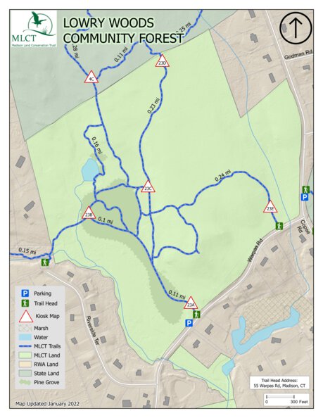 Mlct Lowry Woods Map By Madison Land Conservation Trust Avenza Maps Avenza Maps 0610