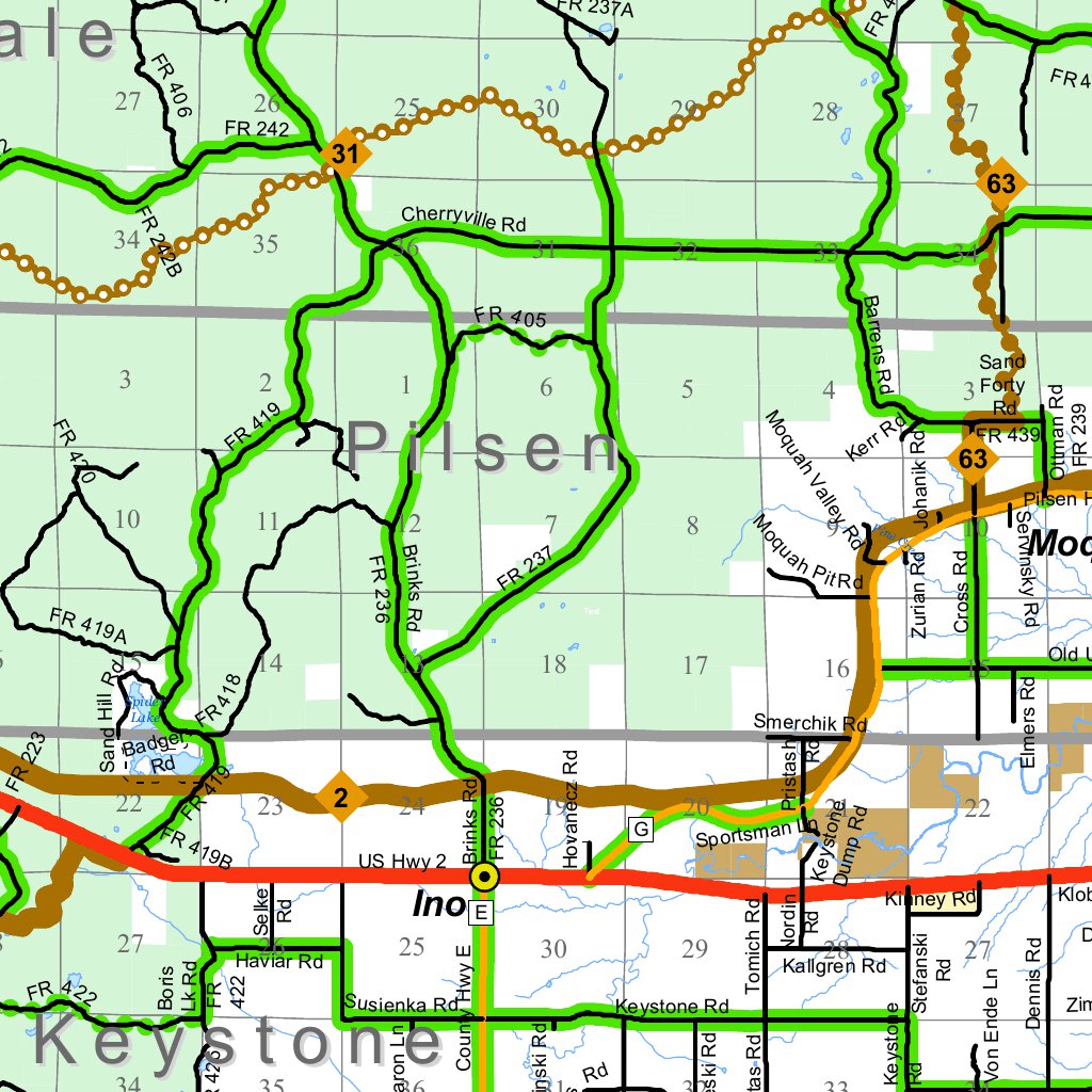 Atv Trails And Routes Bayfield County Wi 2022 Map By Bayfield County Land Records Avenza Maps 5005