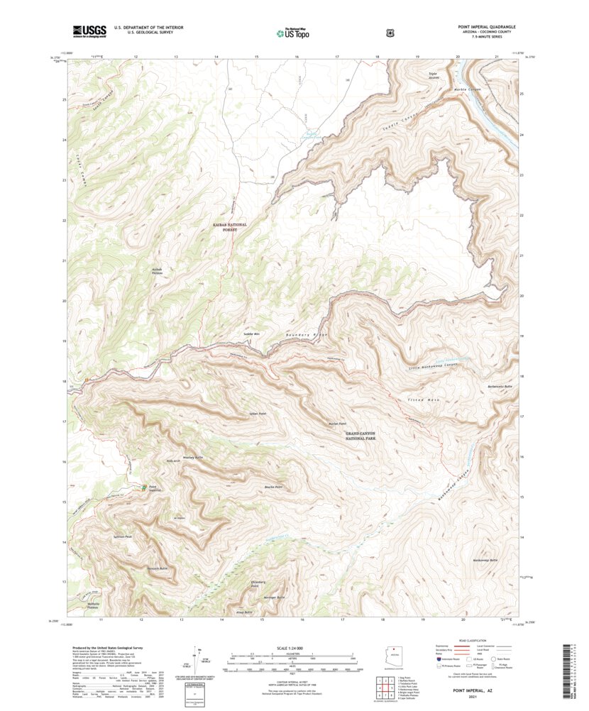 Point Imperial Az 2021 24000 Scale Map By United States Geological Survey Avenza Maps 0827