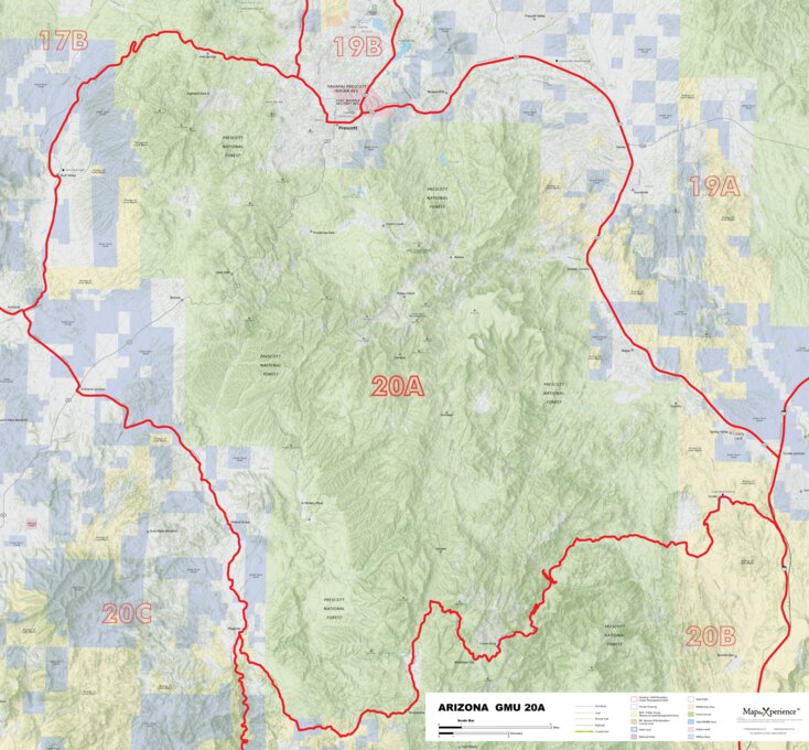 Arizona GMU 20A - Hunt Arizona Map by Map the Xperience | Avenza Maps