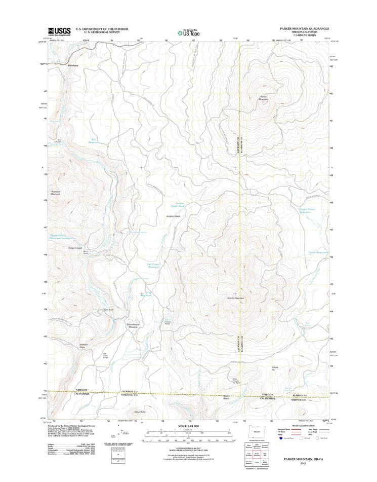parker-mountain-or-ca-2011-24000-scale-map-by-united-states-geological-survey-avenza-maps