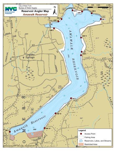 Amawalk Angler Reservoir Map by Avenza Systems Inc. | Avenza Maps