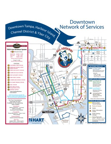 HART TECO Line Streetcar System, Tampa Map by Avenza Systems Inc ...