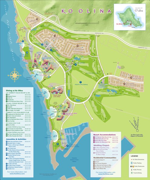 Ko Olina V6 Map By Buzz Maps Avenza Maps 4832