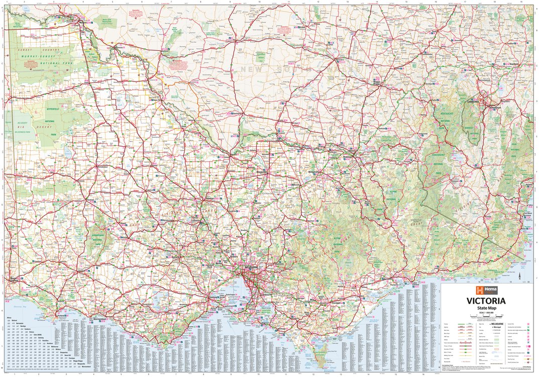 talent ophouden stijfheid Hema - Victoria State Map map by Hema Maps - Avenza Maps | Avenza Maps